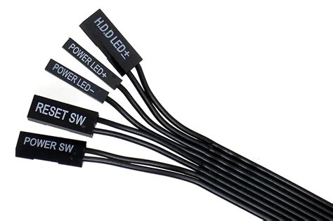front panel connectors function